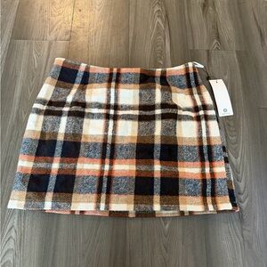 Plaid Mini Skirt